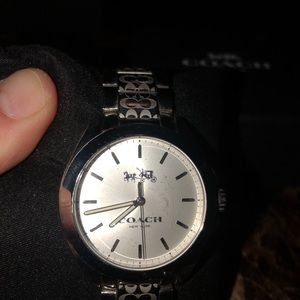 Coach Delaney Etched bracelet Watch